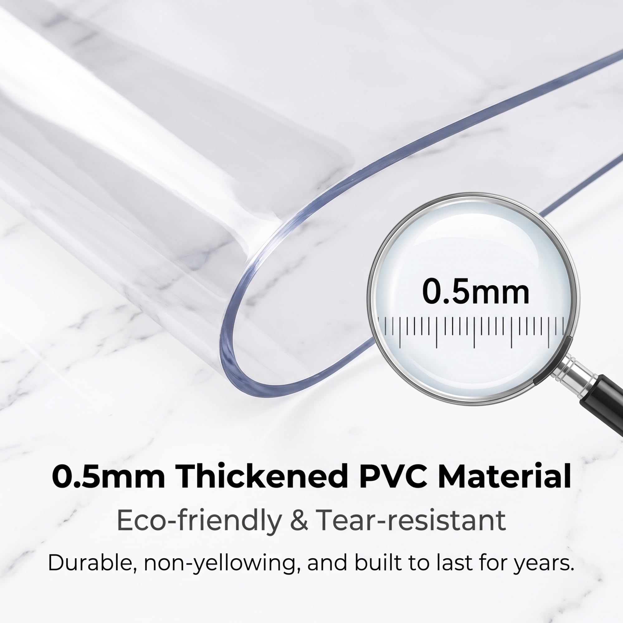 Tenda a Rullo Trasparente per Esterni,Plastica in PVC Tapparella Avvolgibile, con occhielli,Tenda Antipioggia Isolamento Termico Antipolvere, con Accessori, Antipioggia
