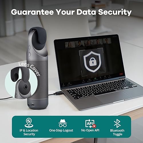 Miniatura 8 de KanDao Meeting Pro - Cámara de videoconferencia 360 con 2 controles remotos