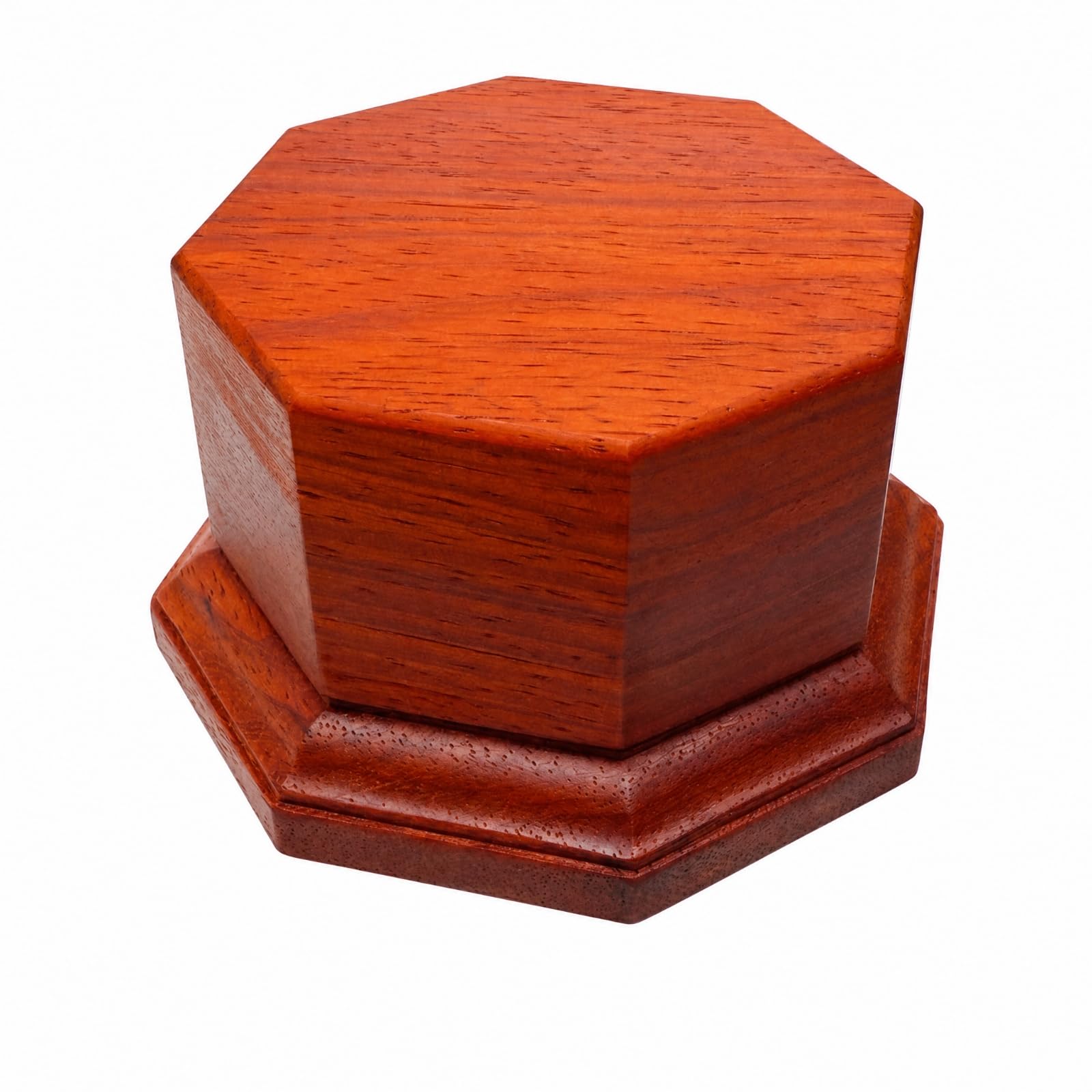 mit achteckig Basis gestuft Figurensockel Massiv Präsentationsständ für Samml, Tischdeko , 12x12