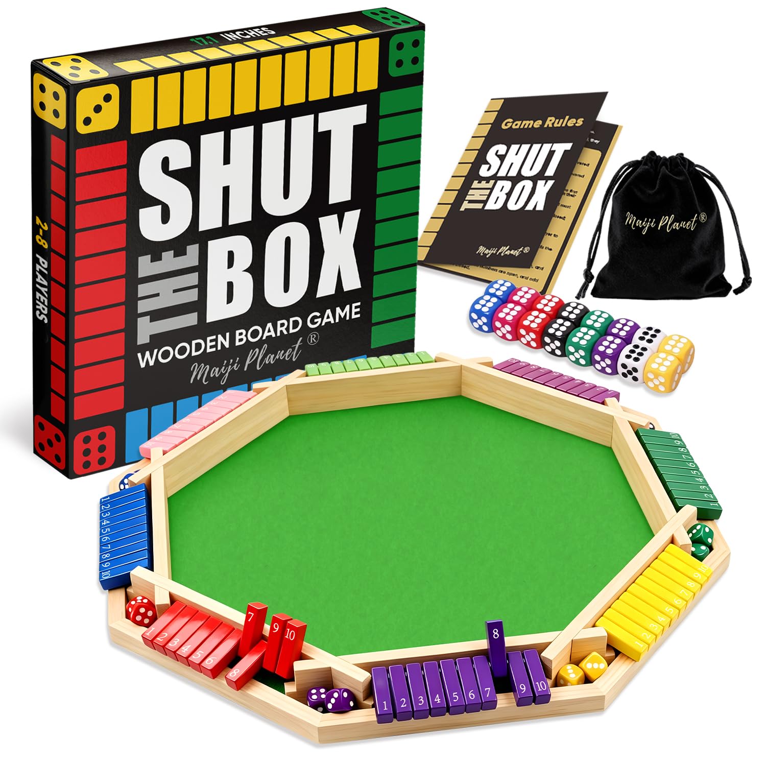 Deluxe Original Shut The Box Game