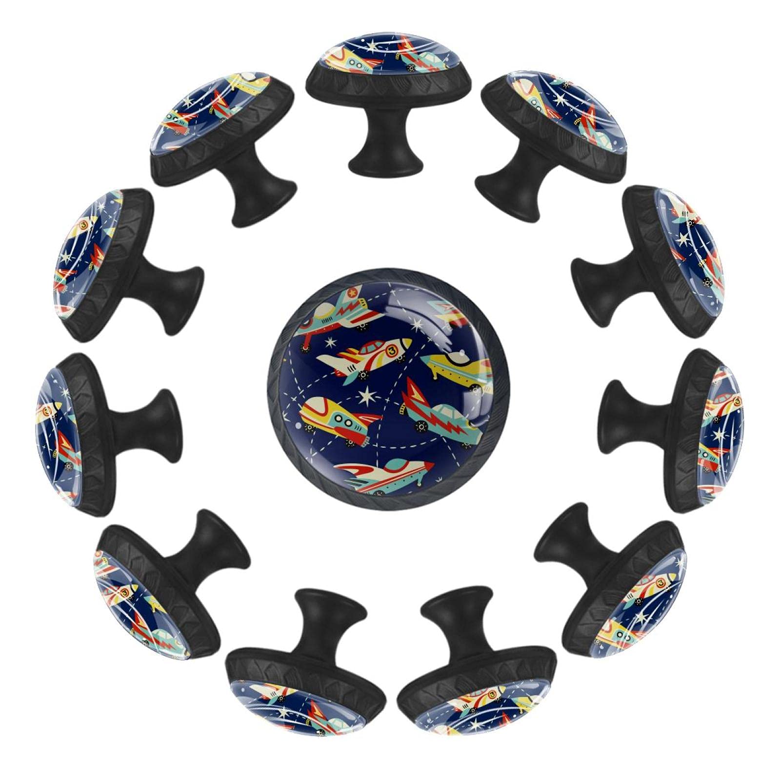 Boutons de tiroir avion ronds 35mm durables pour meuble enfant