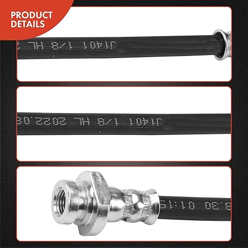 Miniatura 5 de A-Premium Manguera hidráulica de freno trasero para conductor o pasajero compatible con modelos seleccionados de Chevy y Pontiac - Aveo 2004-2011,