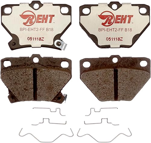 Miniatura 114 de Raybestos Premium Element3 EHT™ EHT1413H Juego de repuesto de pastillas de freno delantero