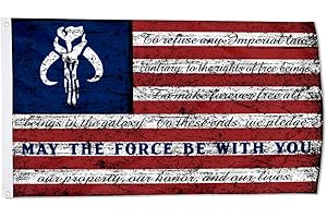 Galactic Republic American Vintage Stripes Star Wars Flags