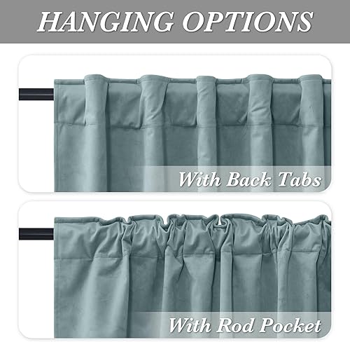 Miniatura 314 de RYB HOME - Cortinas de terciopelo beige, cortinas decorativas resistentes con pestaña trasera, cubierta de privacidad para oscurecer habitación