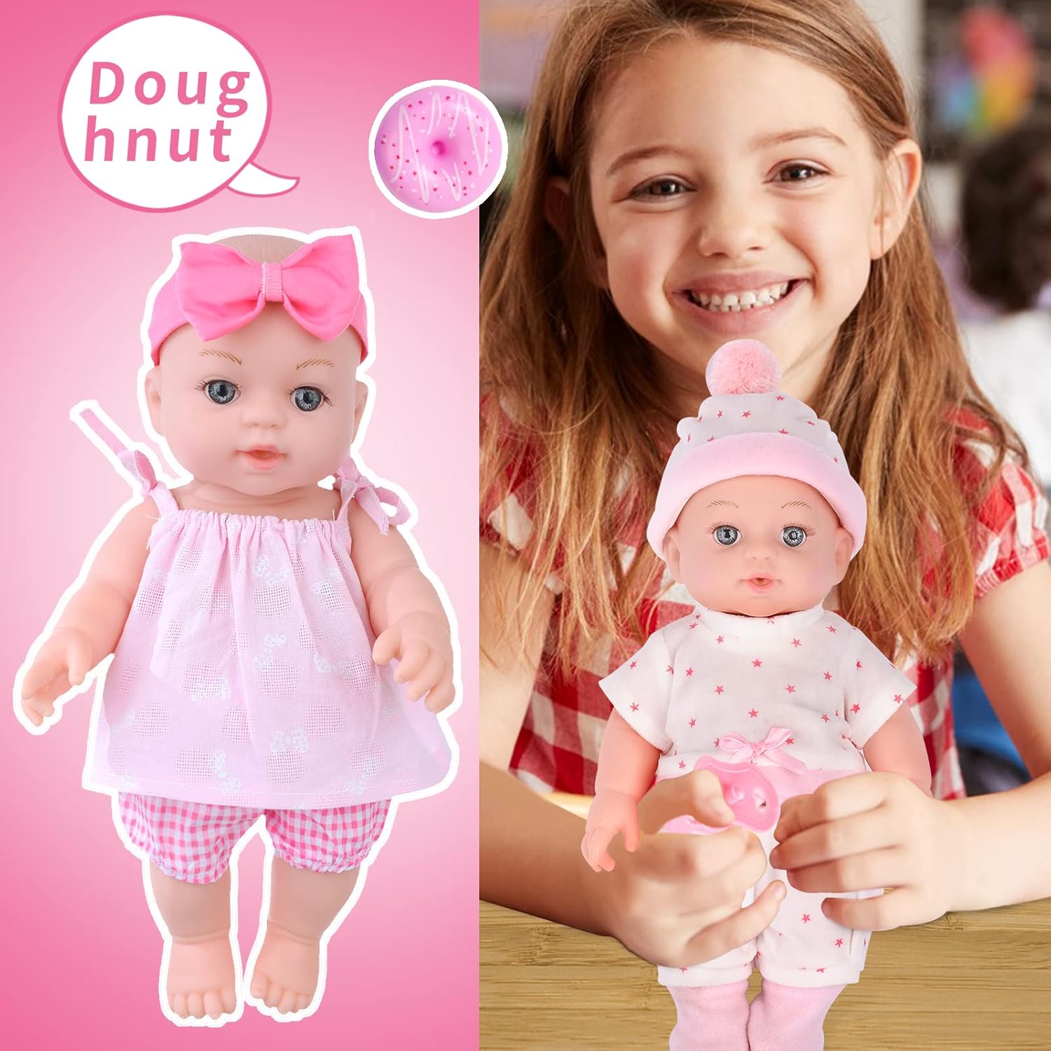 Buy DONTNO 12 Inch Soft Body Baby Doll, Vinyl Reborn Baby Doll with