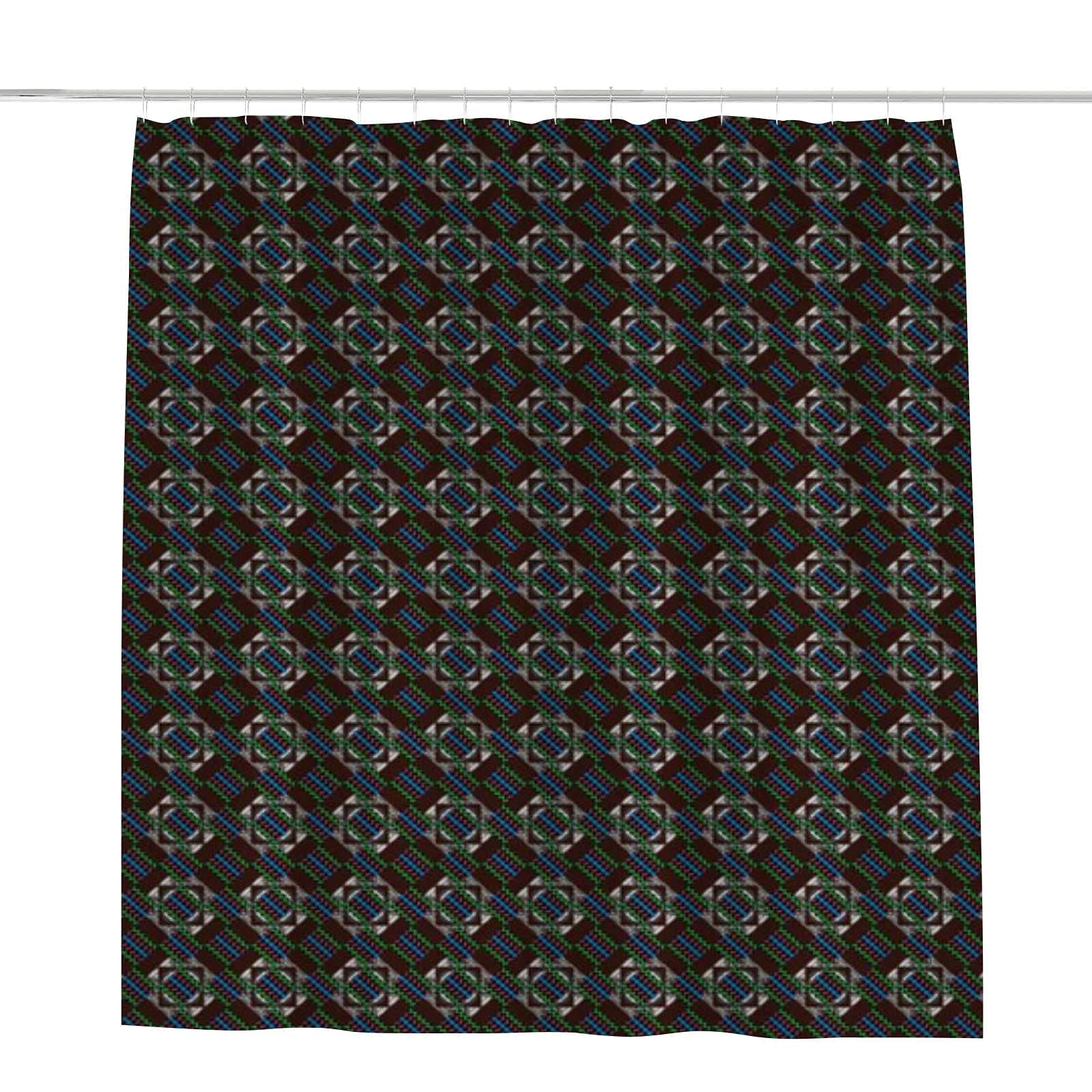 Rideau de douche polyester vintage CHEHONG pour une ambiance rétro et chaleureuse