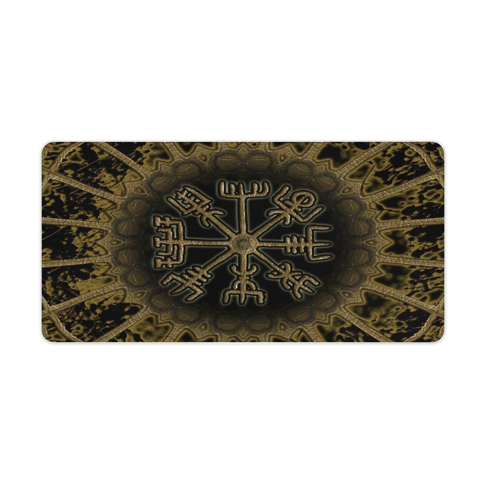 Tapis de souris bureau Norse Viking Vegvisir pour décoration de maison