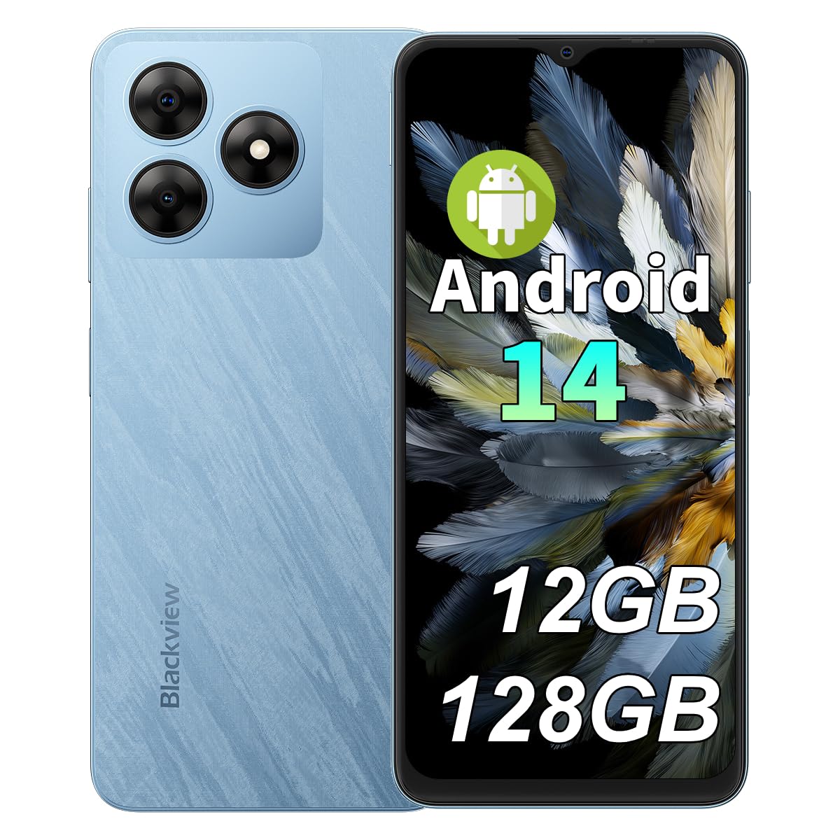 Amazon | Blackview WAVE8 スマホ 本体 SIMフリー 12GB+128GB 2TB拡張 