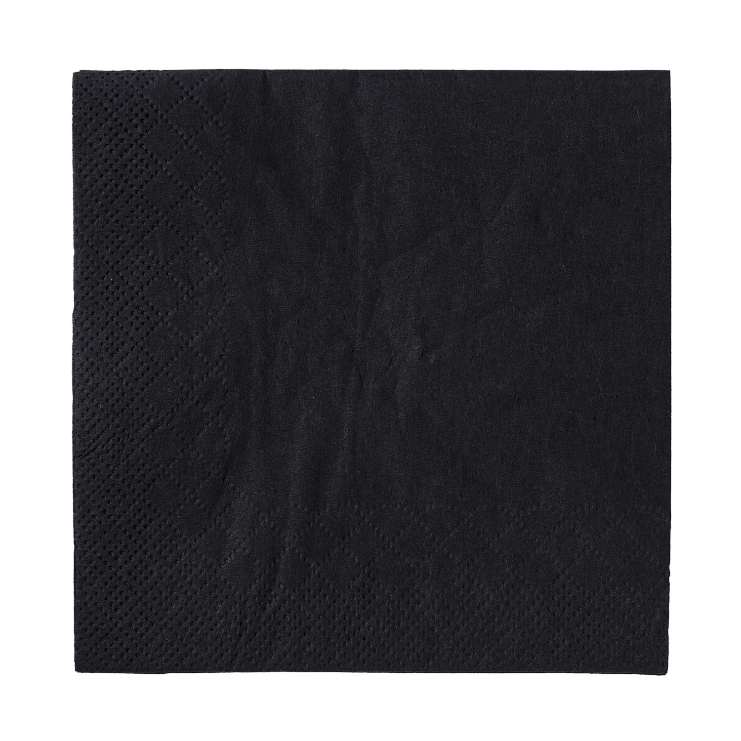 AmerCare Servilletas negras para bebidas, 24 x 24 cm, caja de 1000 unidades