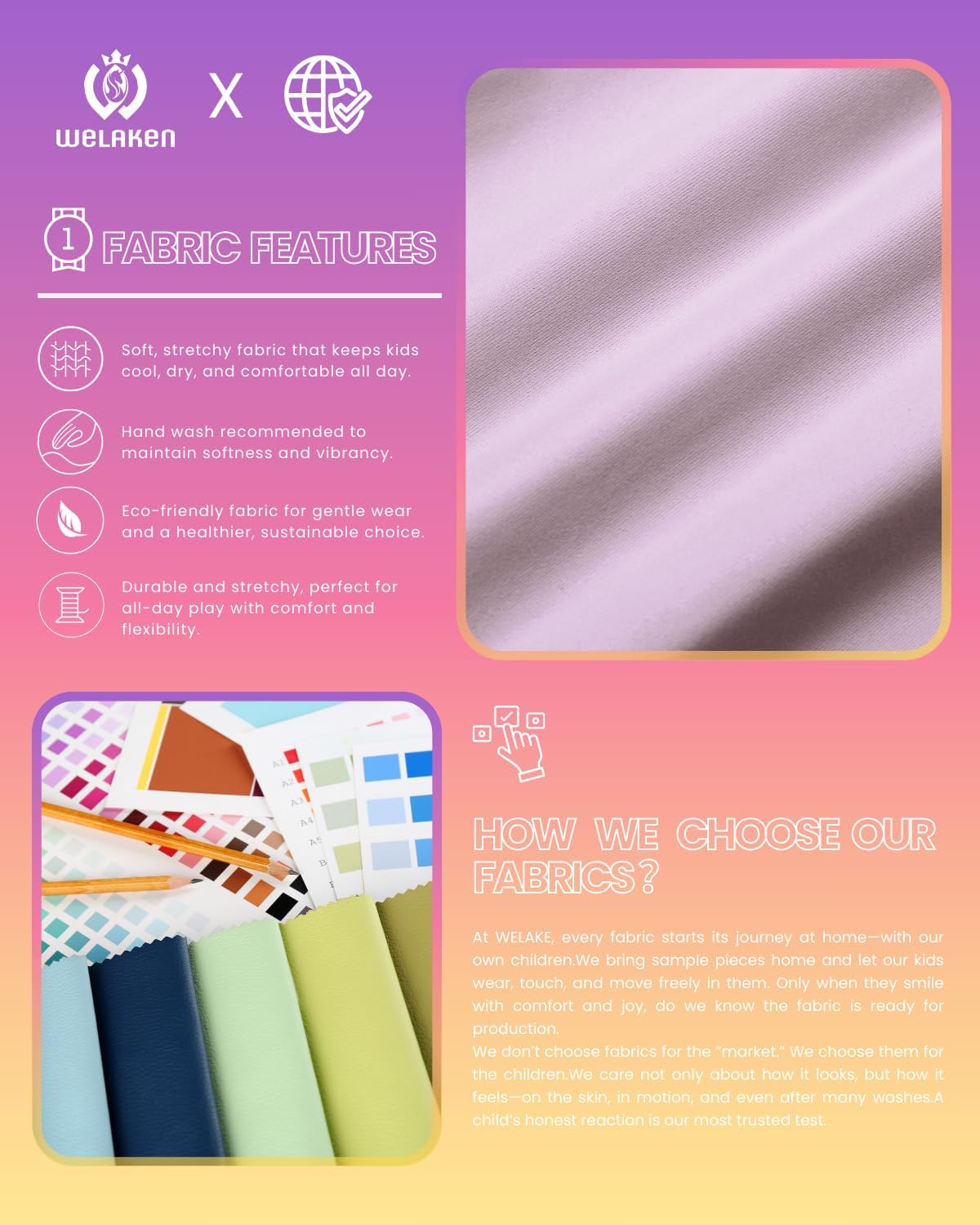 WELAKEN Girls 2 Piece Athletic Outfit Kids Yoga Crop Tank Top and Biker Shorts Set - Image 6