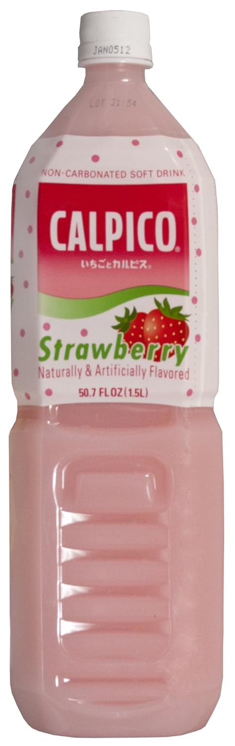 Calpico Soft Drink, Strawberry, 50.67-Ounce (Pack of 2)