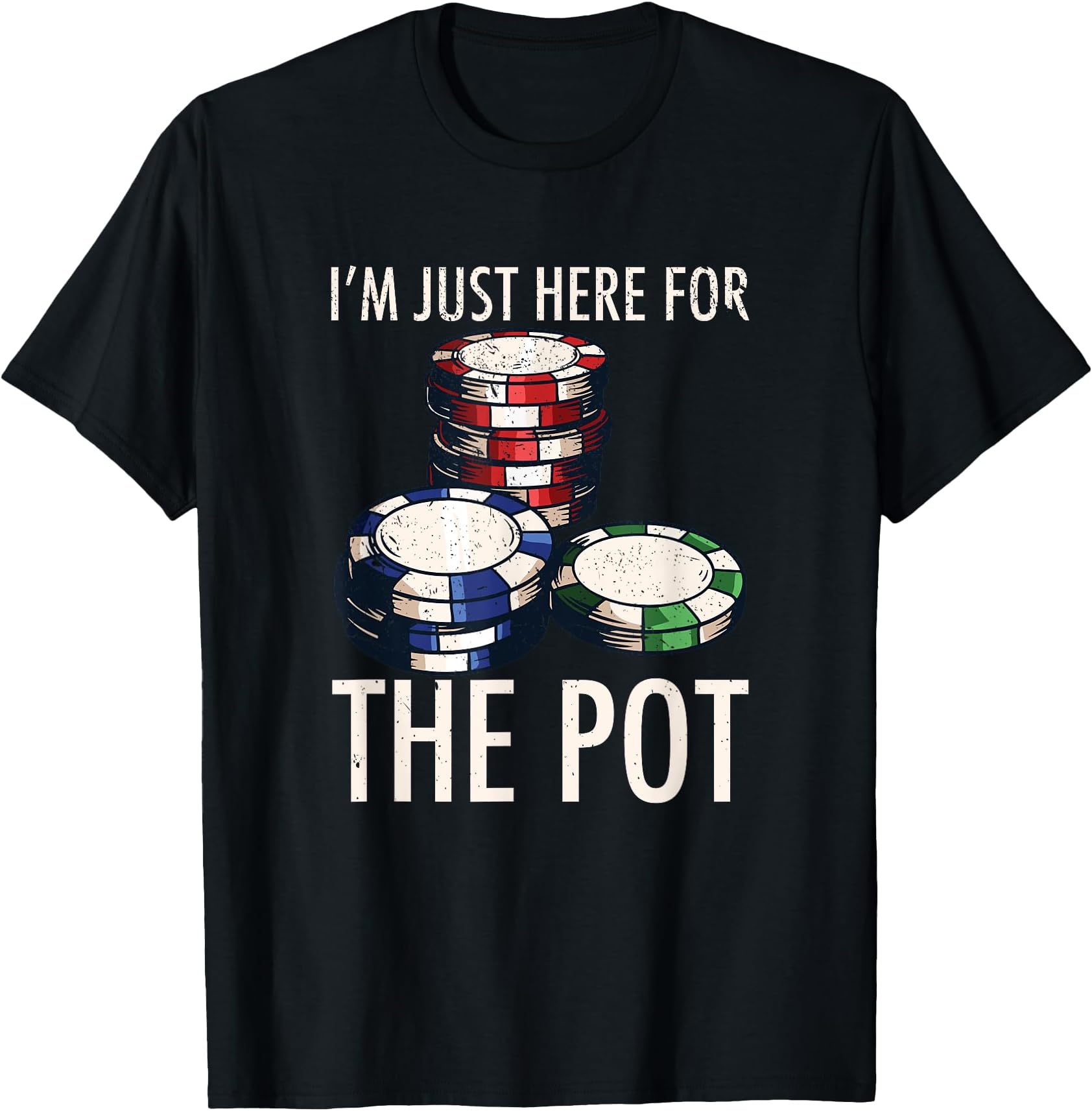 Poker T-Shirt Texas Hold'em Gambling Pot Cards Player Gift T-Shirt