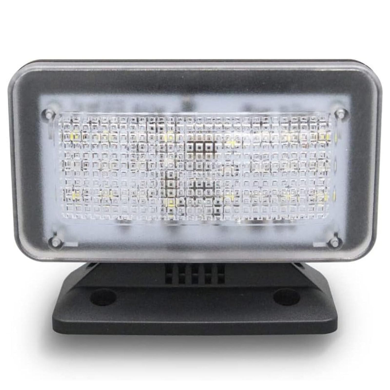 Lampe LED Anti-Effraction, 4 Modes, Fausse TéLéVision avec Minuterie Et Capteur, for La SéCurité De La Maison Et La Protection Anti-Effraction, Design Carré Compact B24LED
