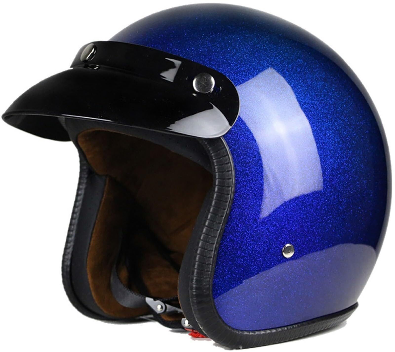 Casque face ouverte grand tour de tête 2XL résolvant le manque de confort des motards