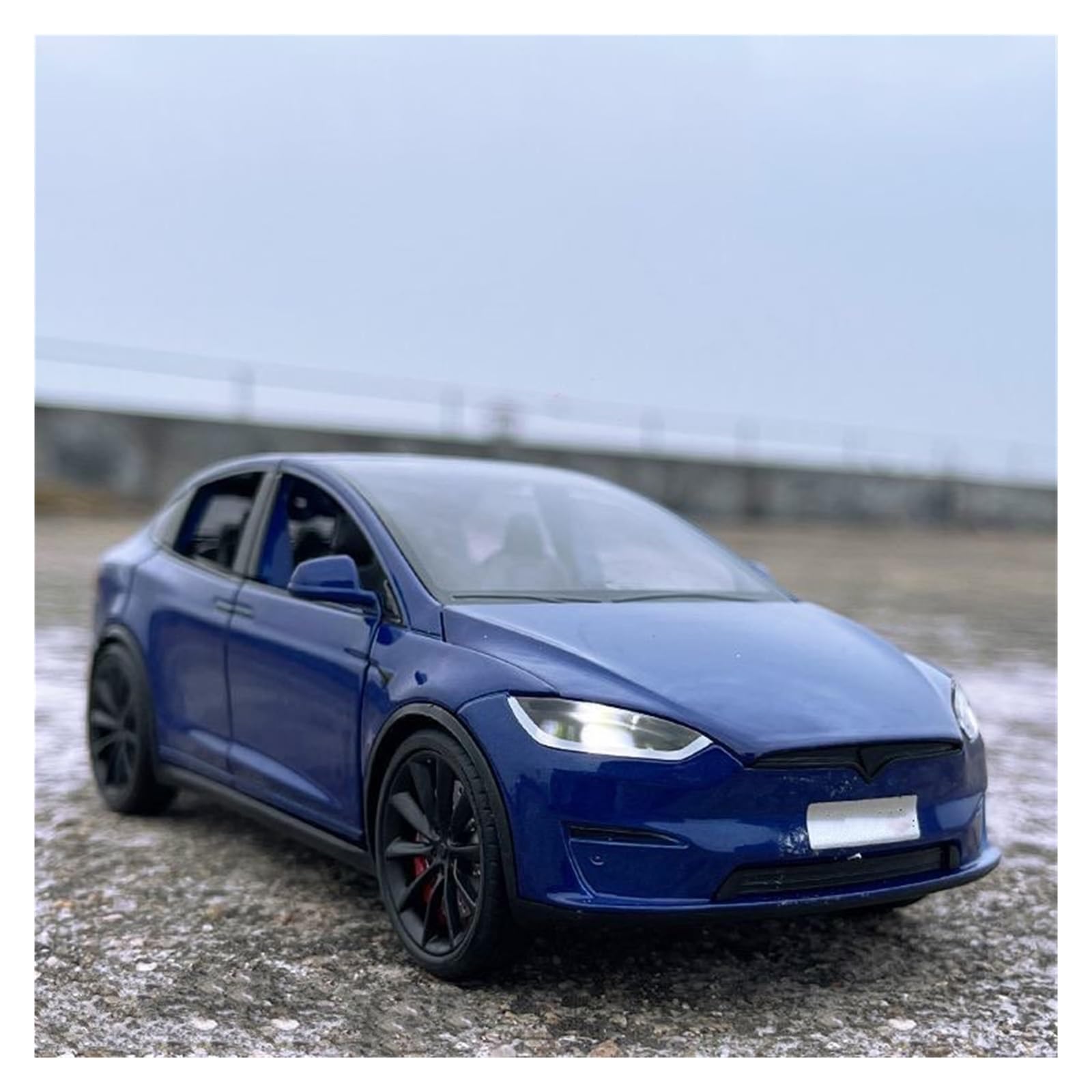 BANKOTO Diecast Car For Tesla For Model X Diecast Model Car Collectible