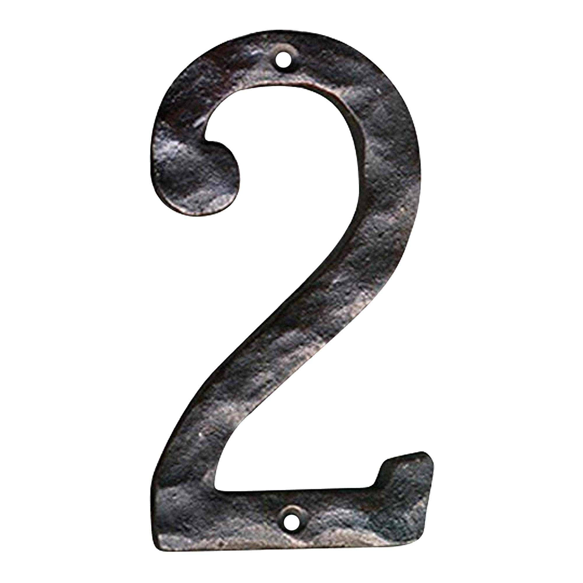 NACH Cast Iron House Number for Outside or Inside,