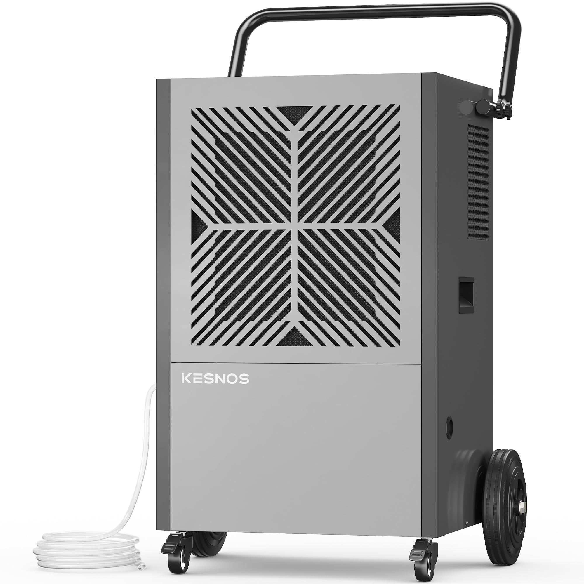 Kesnos 216 Pints Commercial Dehumidifier with Pump – Dehumidifier with Drain Hose and 24 Hr Timer in Large Space Up to 8500 Sq. Ft. – Ideal for Basements, Industrial Spaces and Job Sites