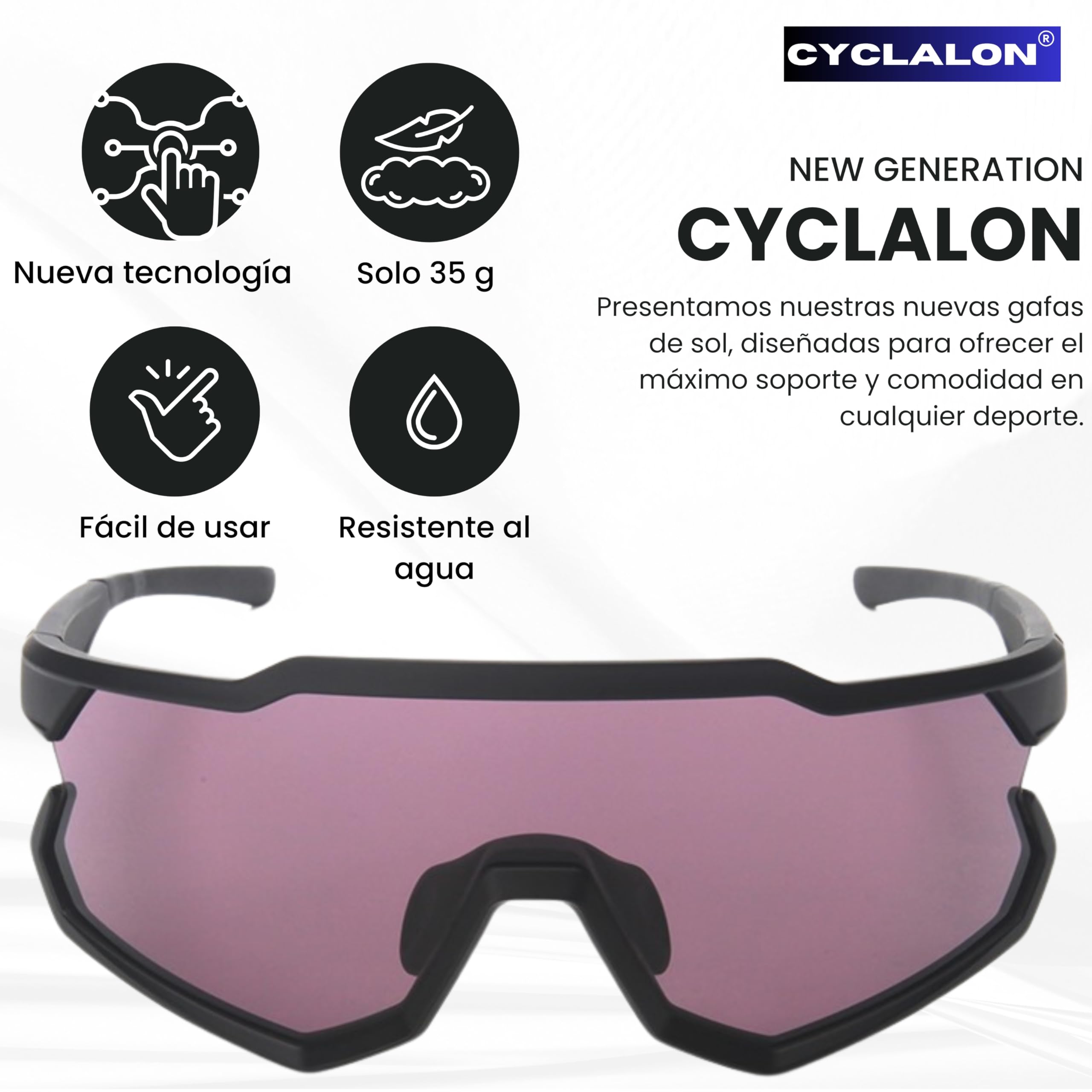 Lunettes pour myopie cyclisme running sport pour myopes corrige la vue de loin protection UV