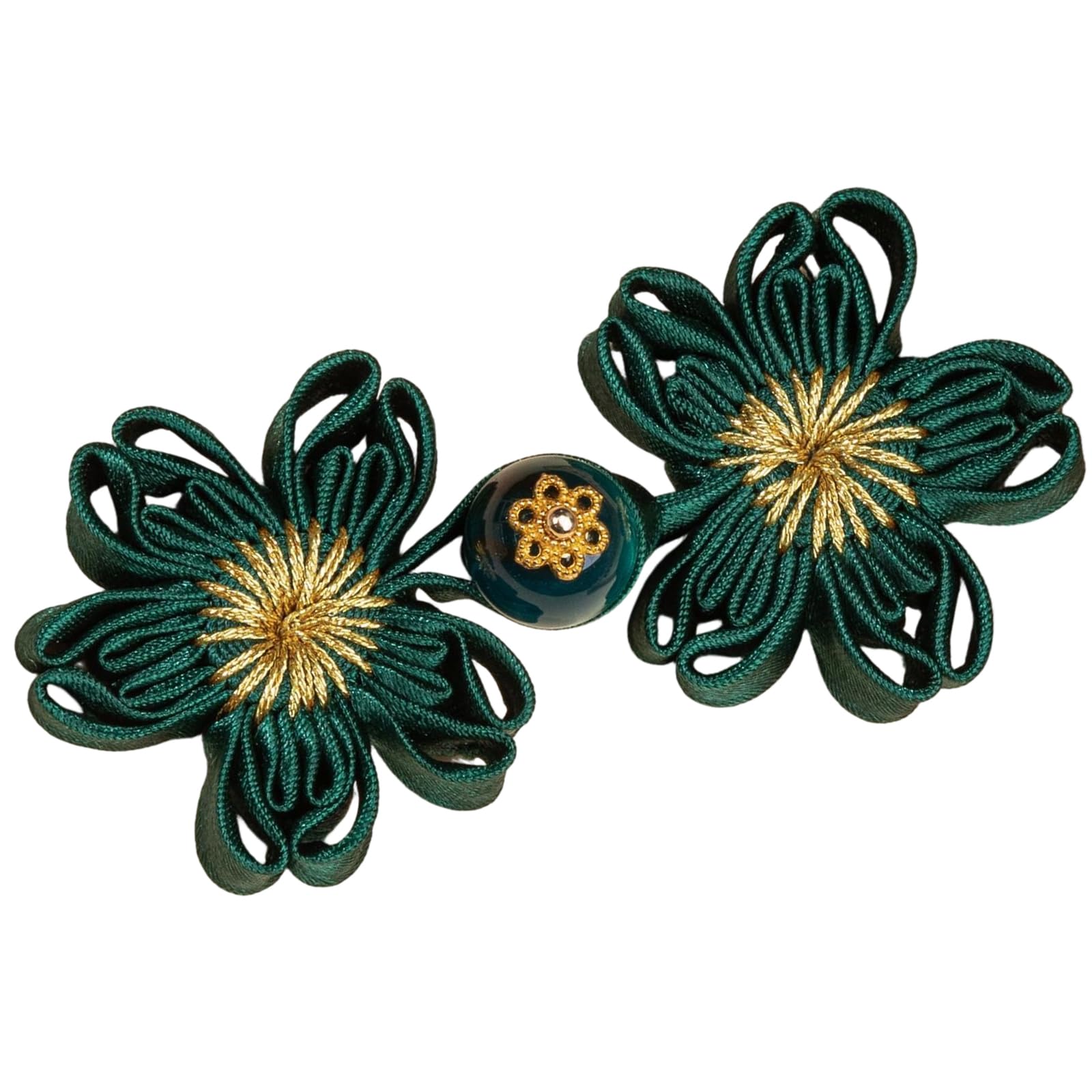 NEWFT Sewing Knot Button Clothing Fasteners Flower Cheongsam Knot Buttons for Chinese Cloaks Cheongsam Dress Coat Decorative Flower Button