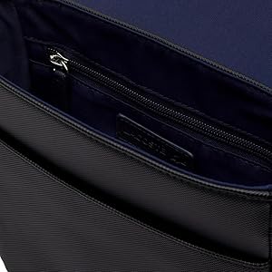 Amazon.com: Lacoste Men's Classic Flap Crossbody Bag, Black Amazon.com: Lacoste Men's Classic Flap Crossbody Bag, Black