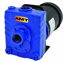 AMT Pump 282C-95 Self-Priming Centrifugal Pump, Cast Iron, 1 HP, 1 Phase, 115/230V, Curve B, 1-1/2" NPT Female Suction & Discharge Ports