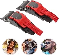 Vista 8 de iplusmile Kit de hebilla de correa de barbilla de liberación rápida para casco de motocicleta, reemplazo de hebilla de casco de metal para ajuste