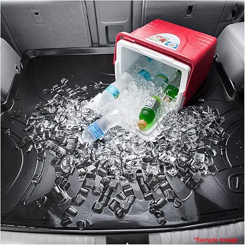 Miniatura 8 de Juego de alfombrillas y revestimiento de carga para Range Rover Evoque L551 2019-2024 | Revestimiento de suelo de TPE negro para todo tipo de clima,