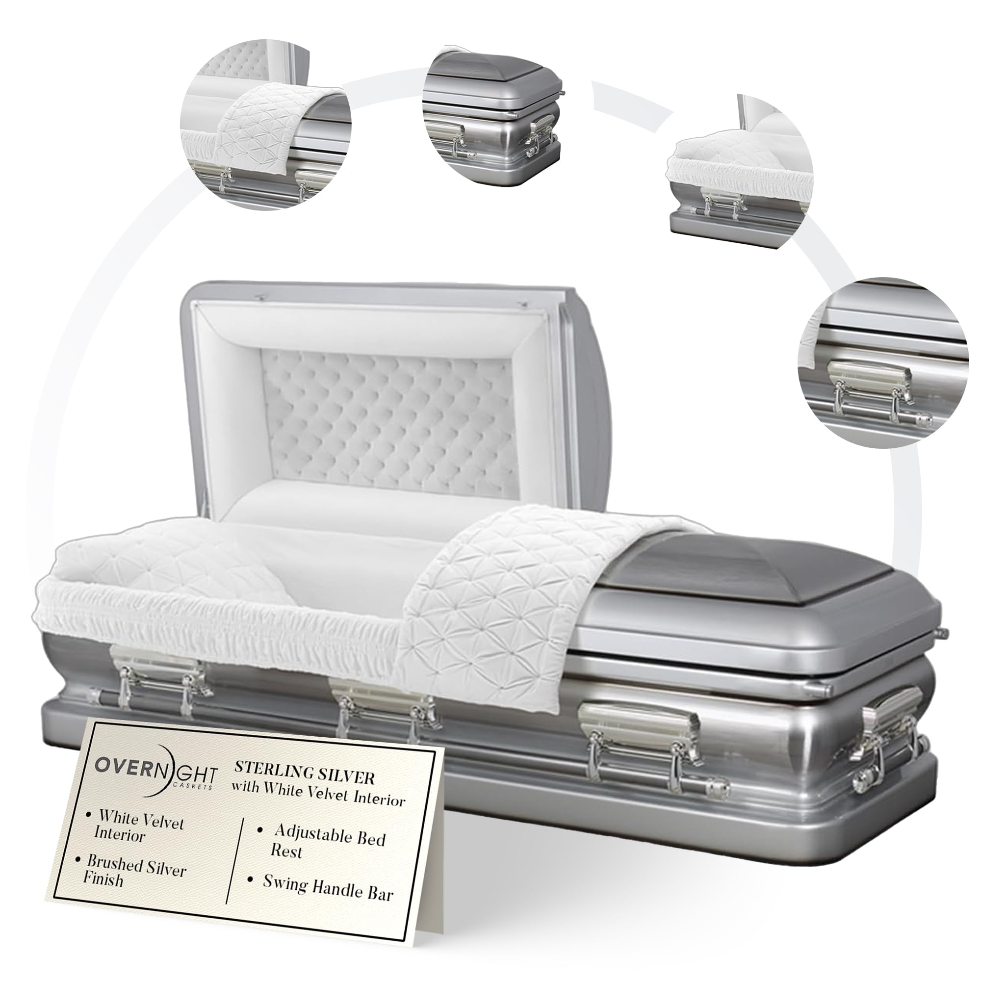 Amazon.com: Overnight Caskets - Sterling Steel Funeral Casket