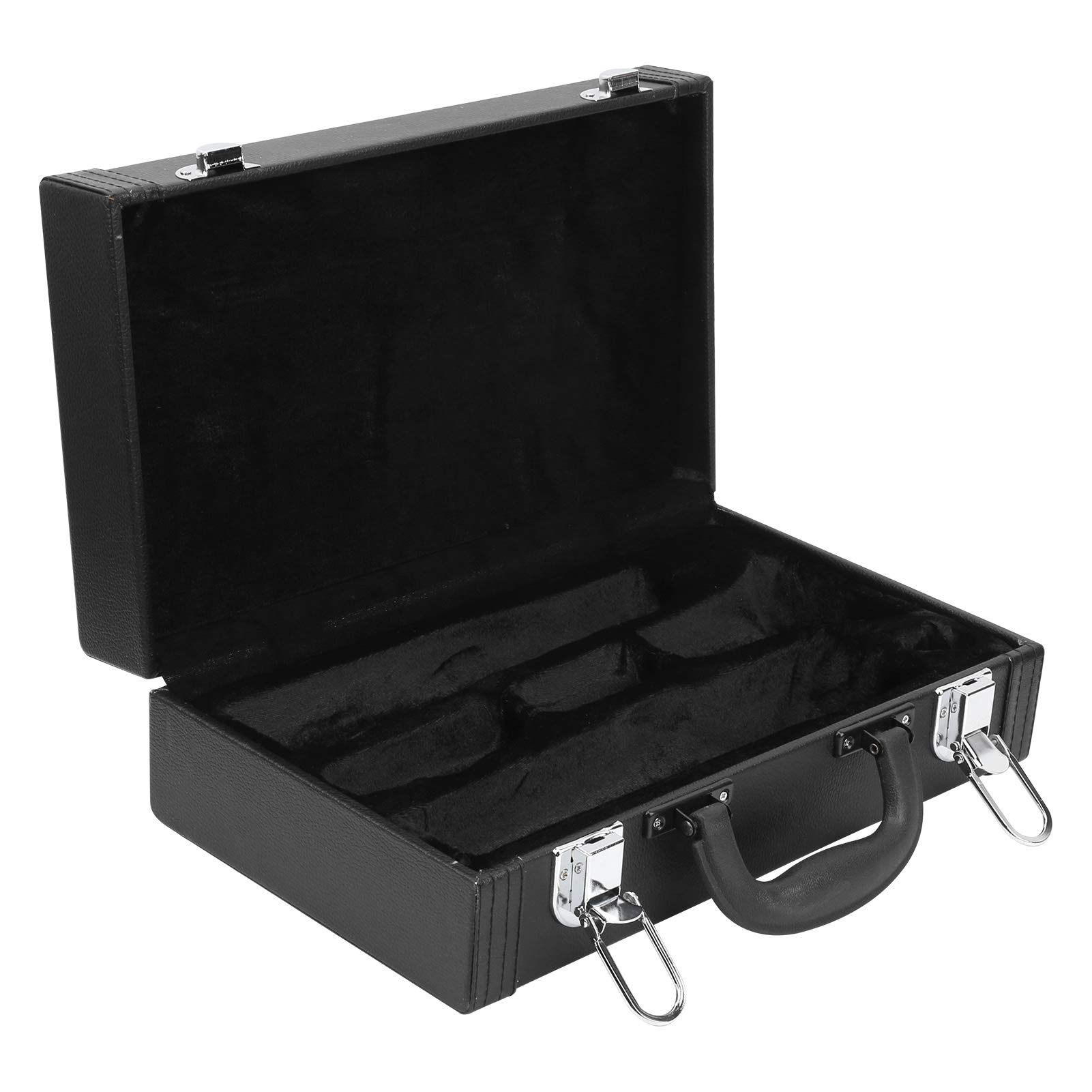 Estuche para Clarinete, Estuche para Clarinete de Cuero Sintético Caja Dura para Clarinete Accesorios para Instrumentos Musicales