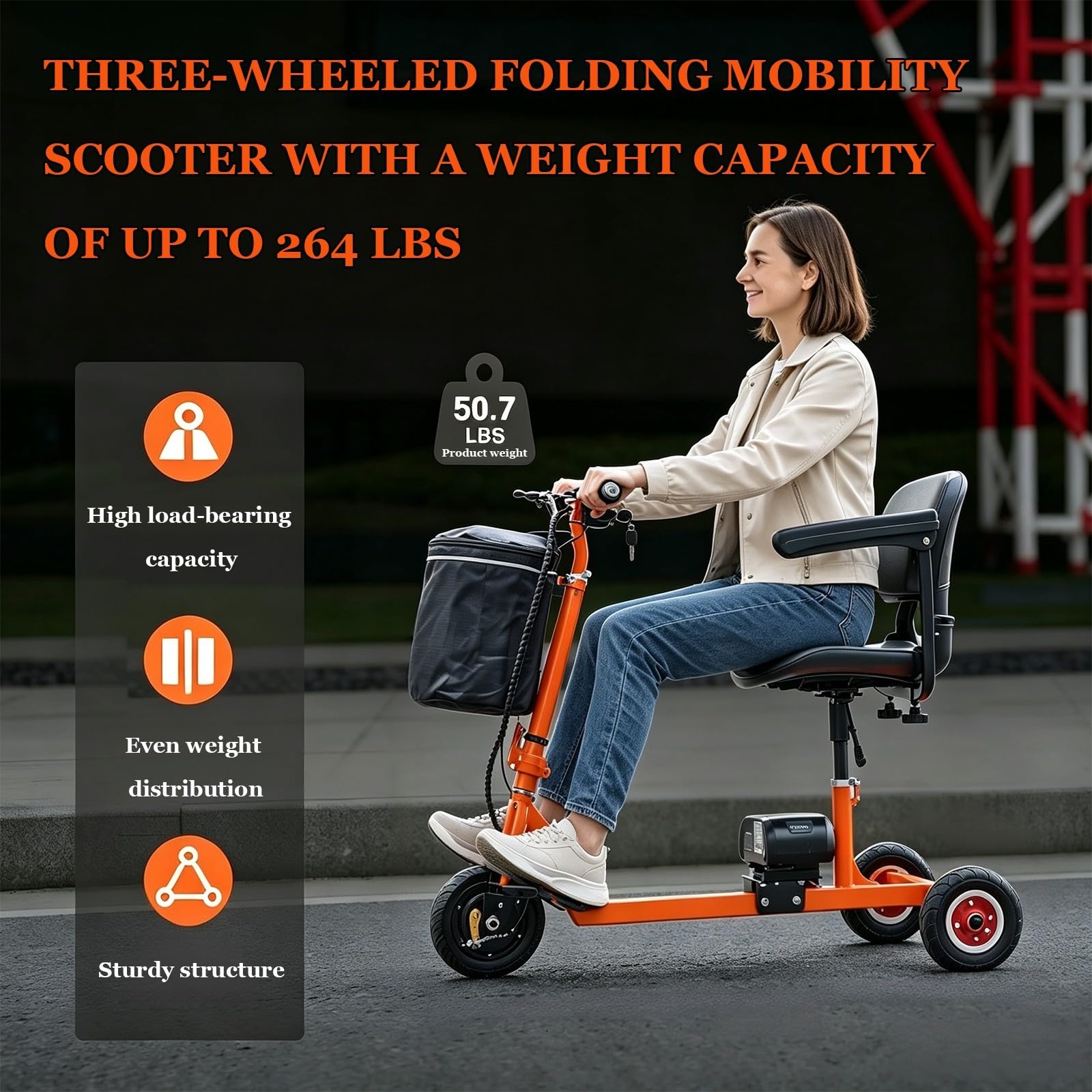 Scooter De Movilidad Ligero Y Mejorado Para Adultos Y Personas Mayores