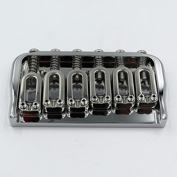 HIPSHOT Fixed Bridge .125 Base (Chrome) Musical Instrument (6ST CR.125)