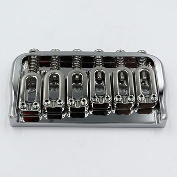 HIPSHOT Fixed Bridge .125 Base (Chrome) Musical Instrument (6ST CR.125)