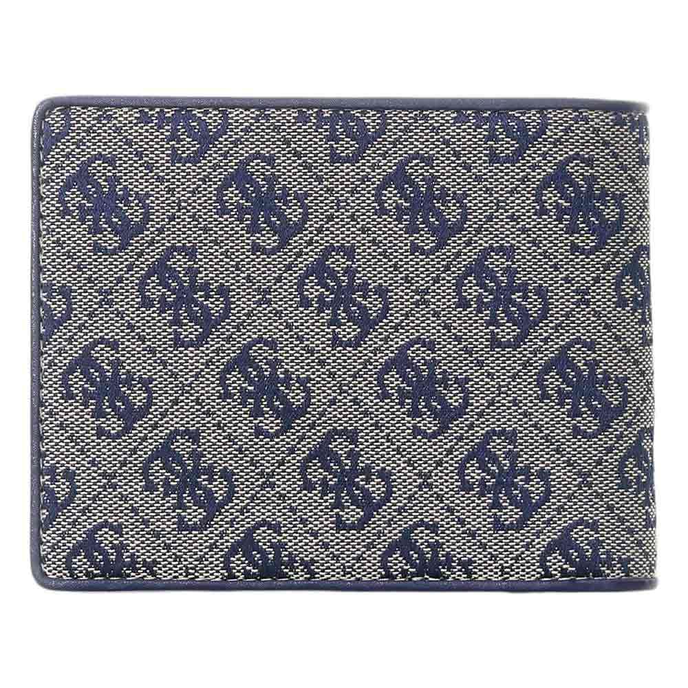GUESS Monedero Boston Bifold Wallet Sand Blue Azul Marino