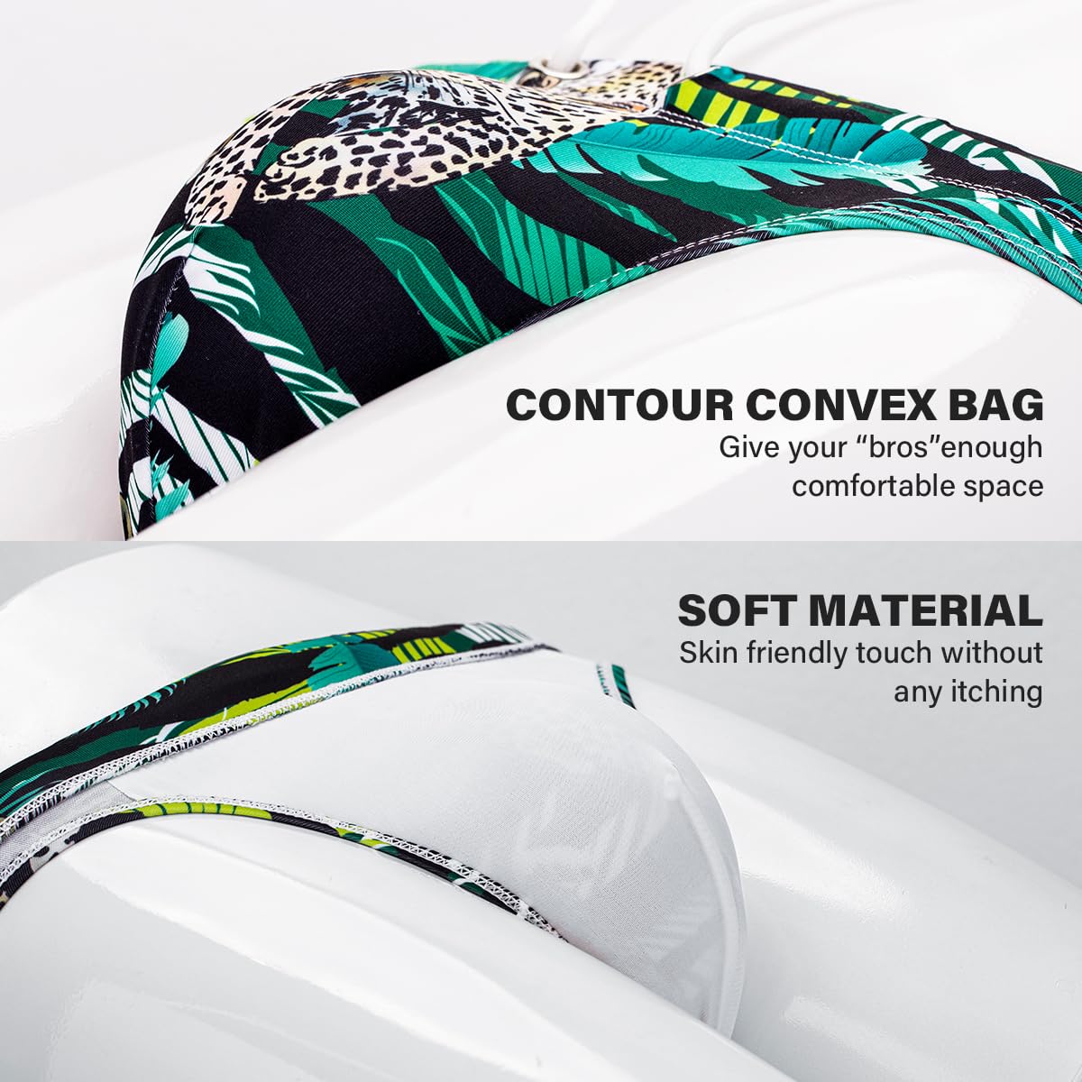 Bañador Hombre Secado Rápido para Vacaciones, Slips de Natación