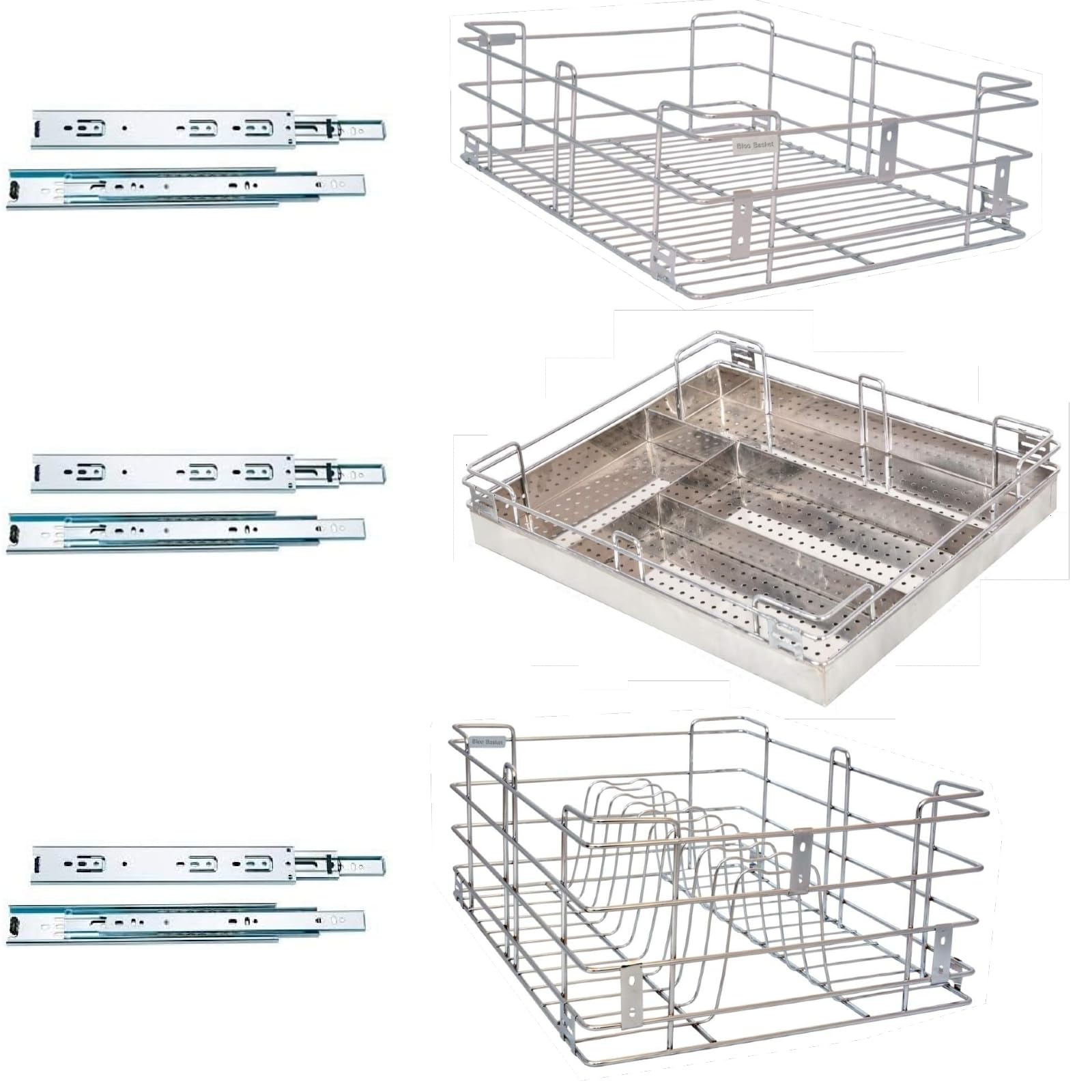 BLOO BASKET Stainless Steel Kitchen Baskets -8