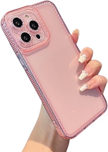 Miniatura 10 de ZTOFERA Diseñada para iPhone 13 de 6.1 pulgadas, bonita funda transparente para mujeres y niñas, funda protectora de silicona TPU suave flexible con