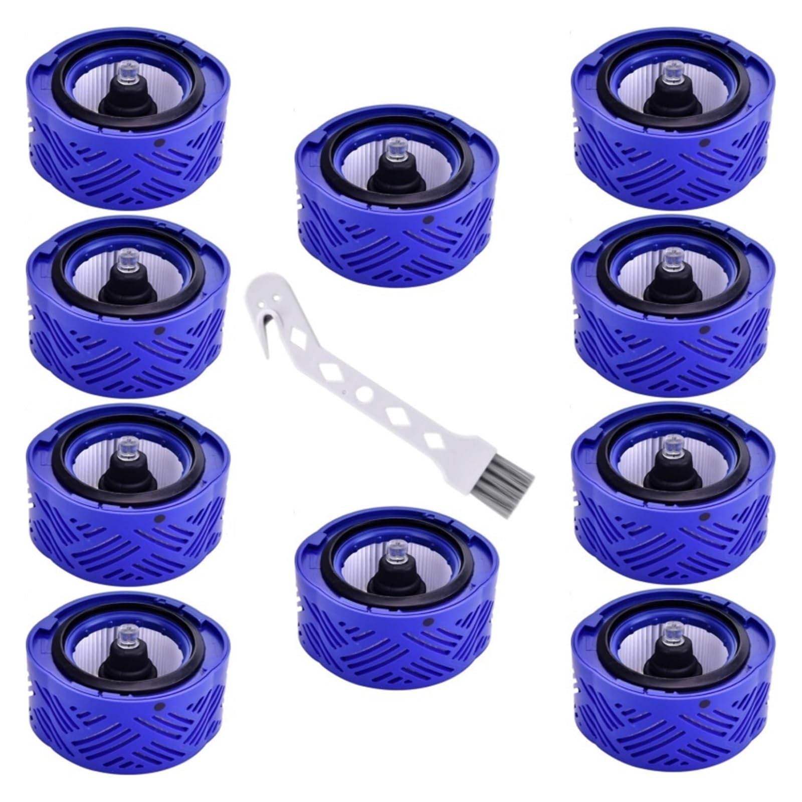 Filtros HEPA Premium, Compatibles Con Dyson, Aspiradora Inalámbrica Absoluta V6 - Pieza De Repuesto N.° 966741-01 Conjunto De Reemplazo De Filtro Trasero(10 rear filters)