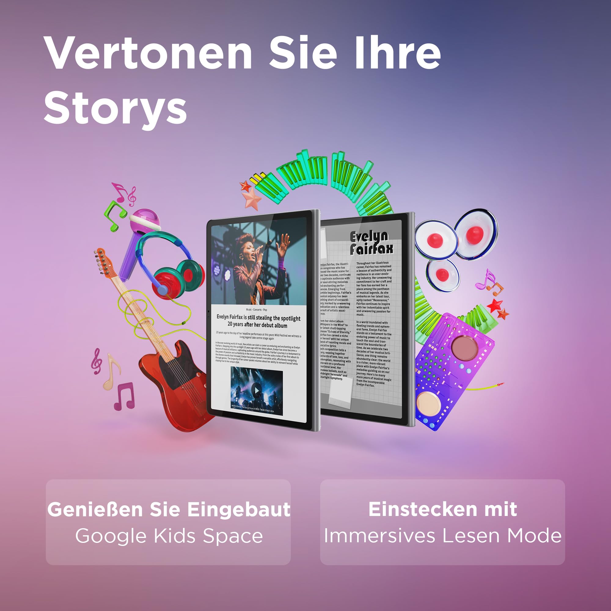 Lenovo Tab Plus Tablet | 11,5" 2K Touch Display | Mediatek Helio G99 | JBL Soundsystem mit 8 Lautsprechern | 8GB RAM | 256GB UFS 2.2 | Android | grau