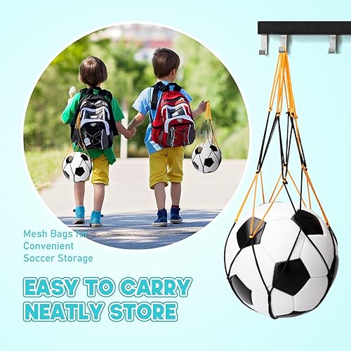 Miniatura 4 de Soccer Ball Size 2 Size 3 Size 4 Size 5 for Kids with Pump Deflated, Stocking Stuffer Christmas Child Shoebox Gift, 1 Pack 2 Pack Cartoon Soccer