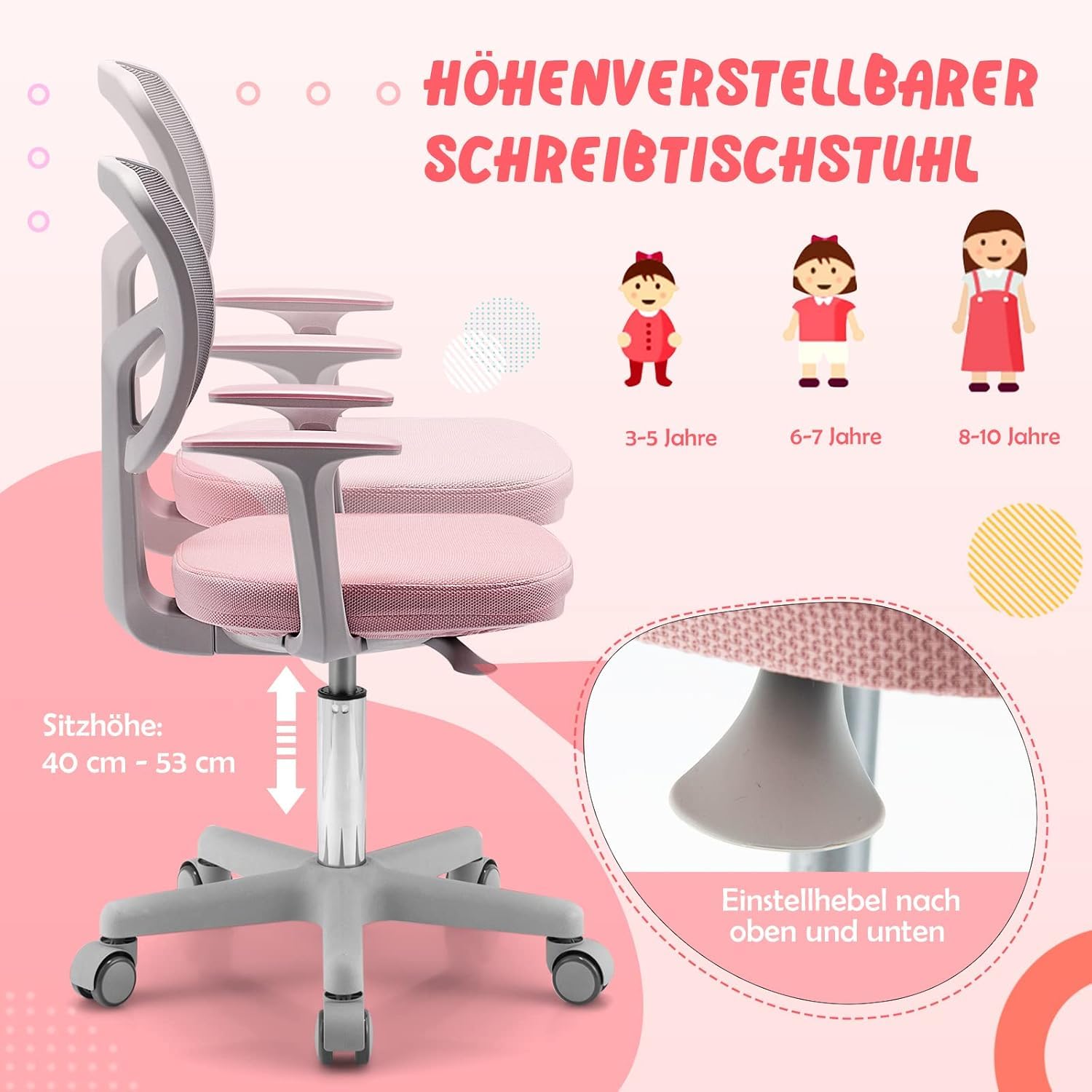 Chaise pivotante vinsetto, réglable en hauteur, chaise de travail ergonomique avec aspect velours en gris clair pour salon et bureau Chaise pivotante vinsetto, réglable en hauteur, chaise de travail ergonomique avec aspect velours en gris clair pour salon et bureau