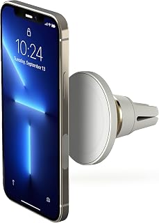 iOttie Velox MagSafe Compatible Air Vent Car Phone Holder in Astral Gray. Magnetic Car Phone Mount for MagSafe iPhones Including iPhone 12, iPhone 13, iPhone 14, and iPhone 15 Series Phones
