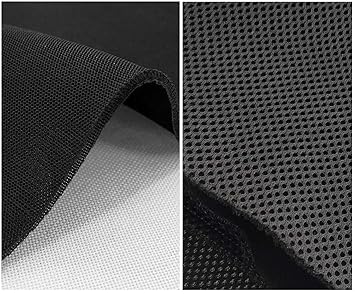 Alaska Speaker Grill Cover Cloth/Spraker Grill Repair Cloth 200 GSM. Stereo Mesh Fabric for Speaker Repair. Black Colour (60 x 20 Cm, Black)