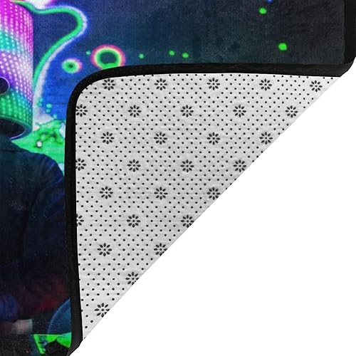 Miniatura 5 de Alfombras lavables de gran tamaño dj malvavisco dj y magnífica escenario impresión en vivo suaves y grandes alfombra antideslizante para habitación