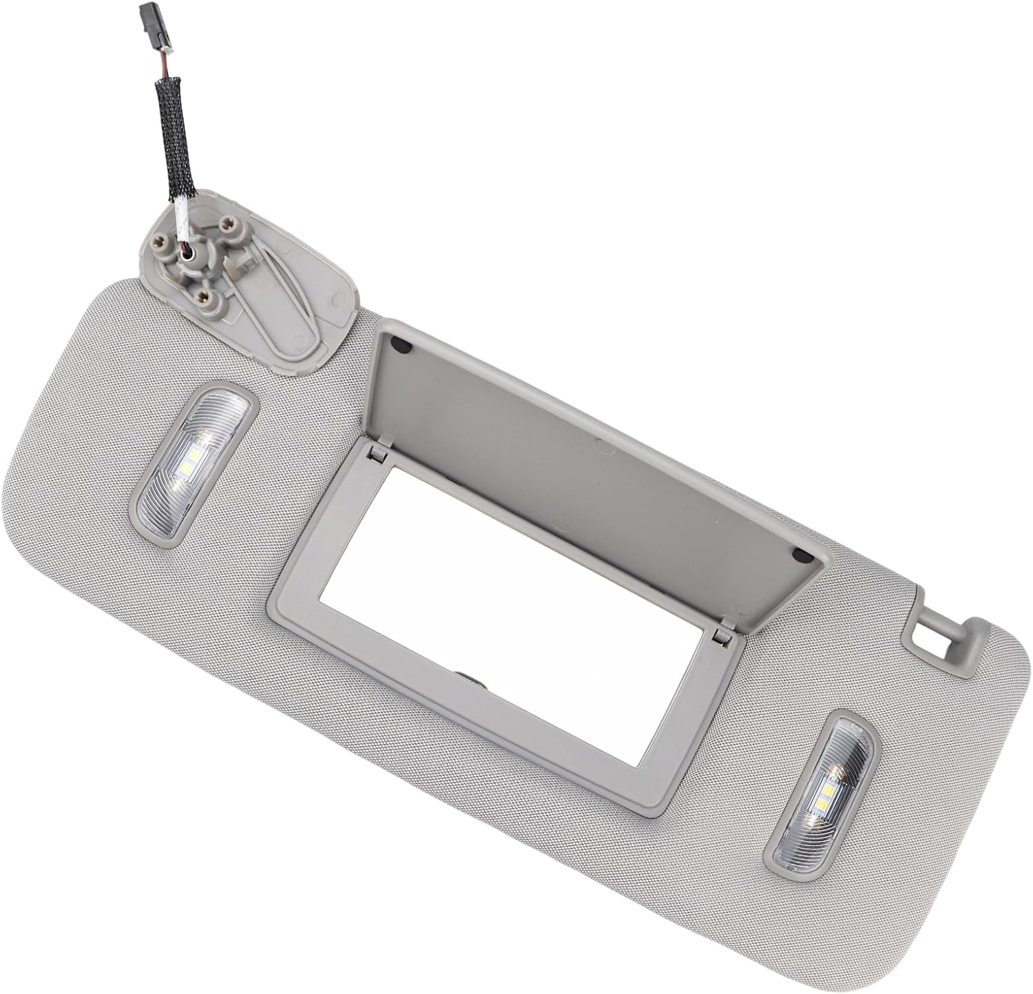 Left Driver Side Sun Visor with Lighted Mirror Compatible with 2015-2018 Chevrolet Silverado 1500 2500 3500 2015-2019 Chevrolet Tahoe/Suburban GMC Yukon Sierra 1500 2500 3500 Cadillac Escalade