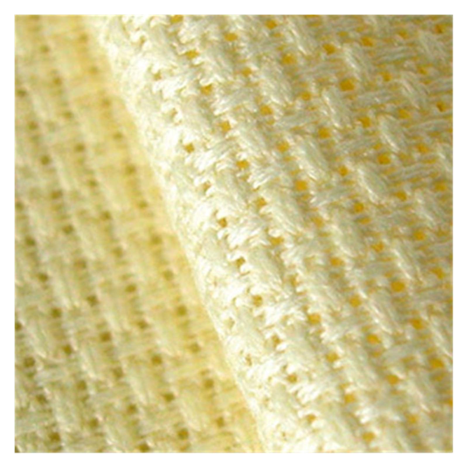 Aida fabric Cotton Embroidery Aida Cloth Fabric Canvas Cross Stitch Aida Cloth Fabric Canvas Aida Cloth 14CT/11CT/9CT (Color : Yellow, Size : 28CT)