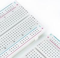 Vista 4 de SunFounder El kit de 5 tablas de pan incluye 3 piezas de 830 puntos, 2 piezas, 400 puntos, sin soldadura, compatible con bloques de conexión