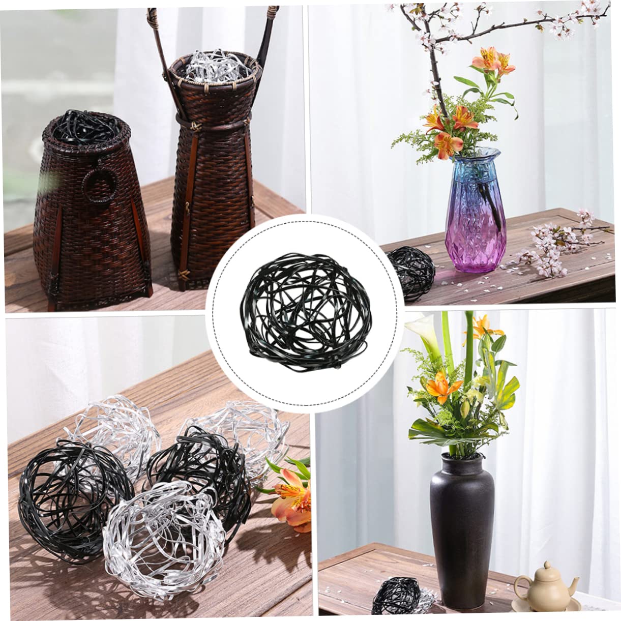 ARTIBETTER 8 Piezas Soporte de Flores Flexible Herramientas para Arreglos Diy Accesorios para Bodas y para Decoración de Eventos y Reducción de Residuos