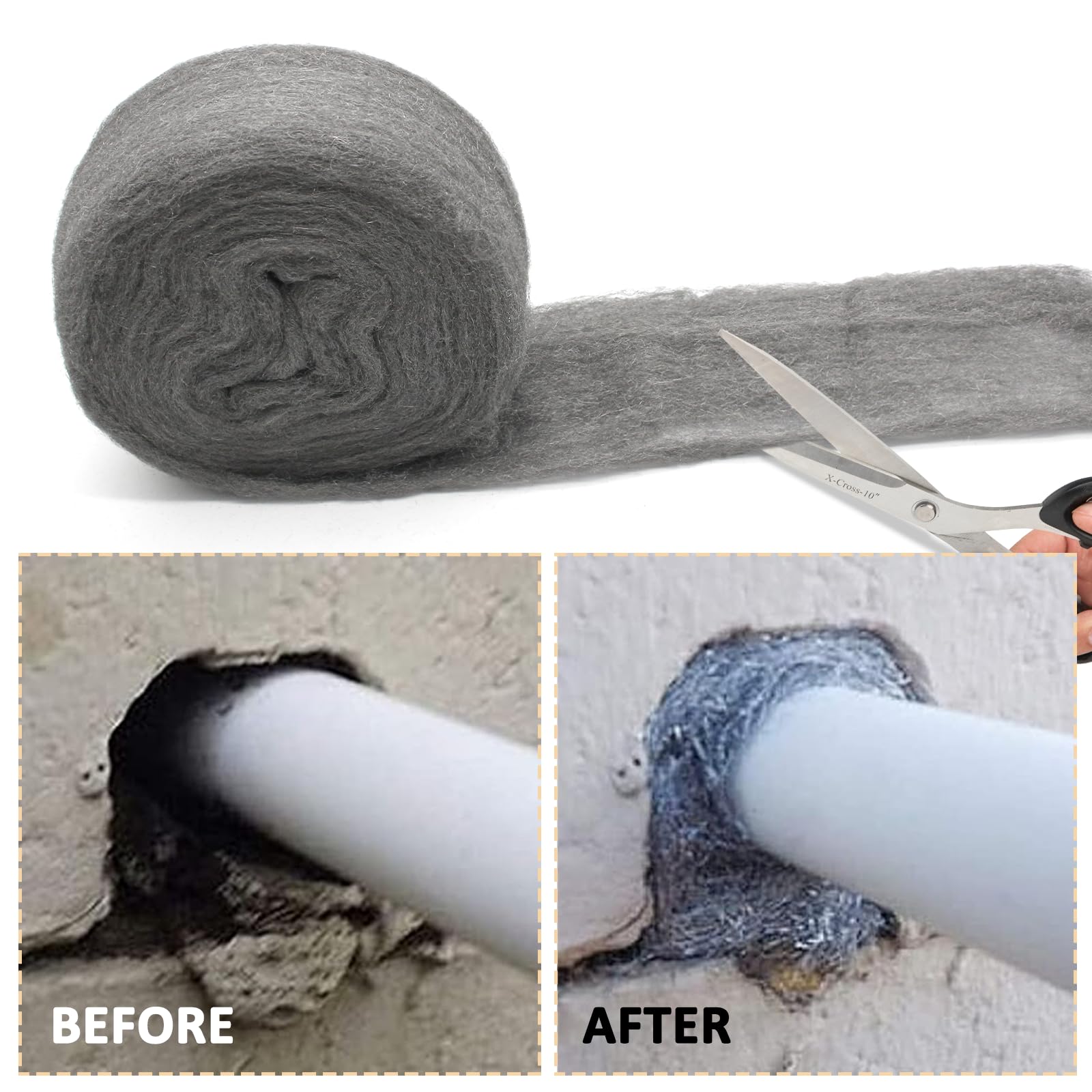 Lana D'Acciaio 0000 - 10m Per Pulizia E Lucidatura, Grado Fine Per Legno E Marmo - Foto 9