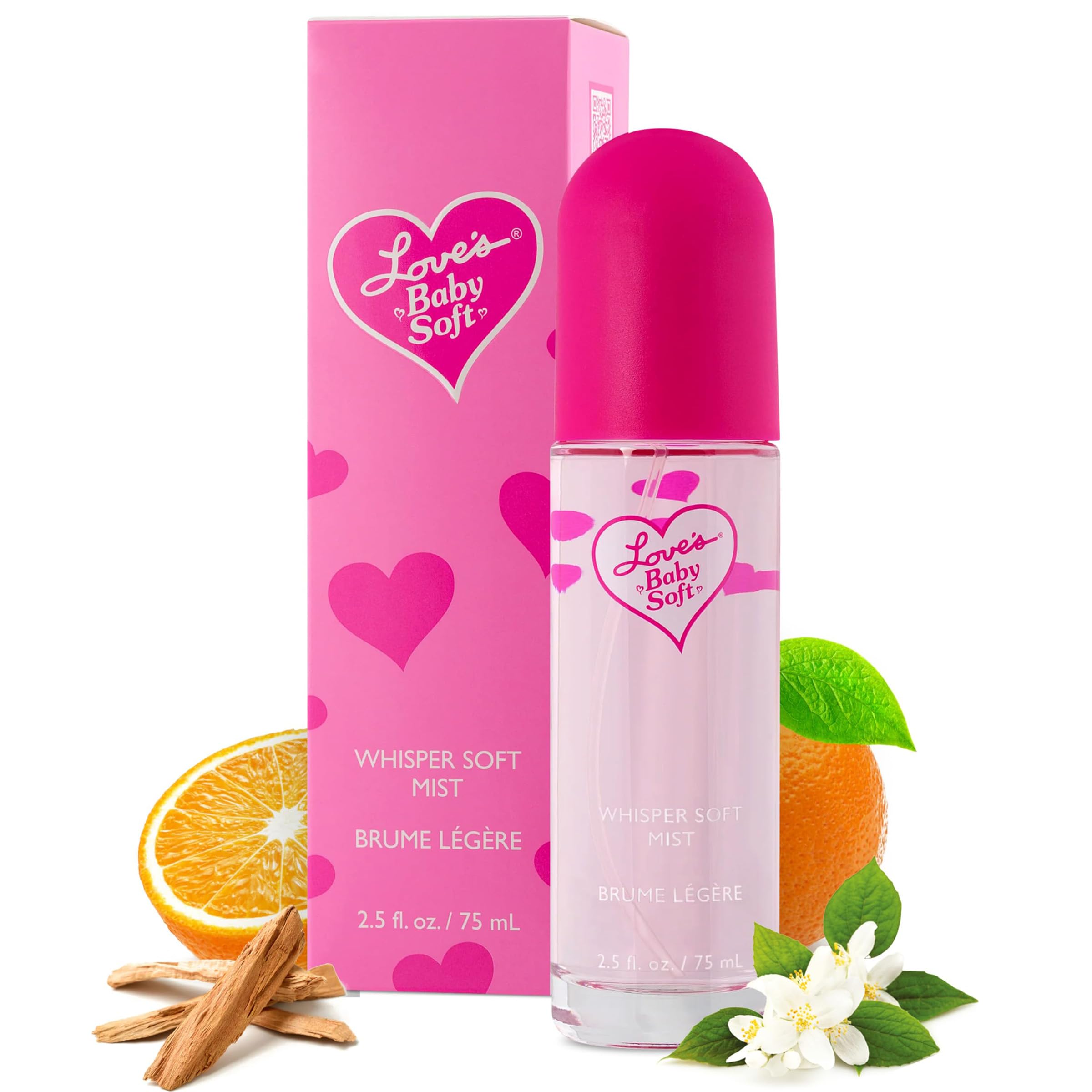 Dana Love's Baby Soft Whisper Soft Mist 2.5 Fl. oz. or 75 ml, Womens Body Spray